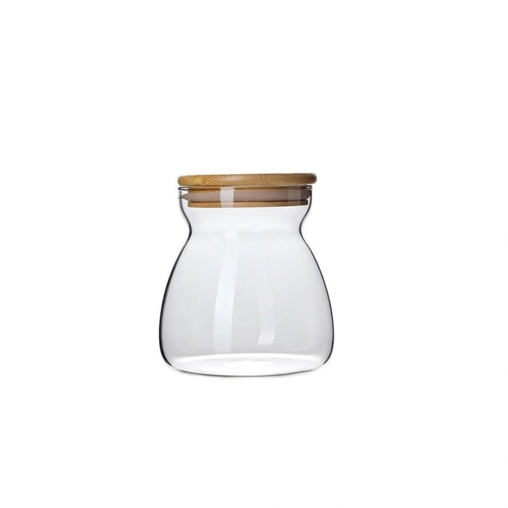 Airtight Glass Jar with Bamboo Lid | Full House Lebanon