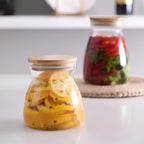 Airtight Glass Jar with Bamboo Lid | Full House Lebanon