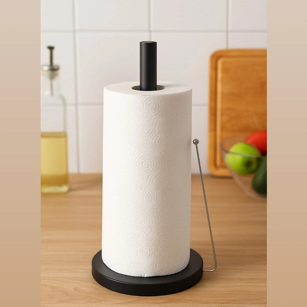 Non-slip Paper Towel Holder - Silver | Full House Lebanon