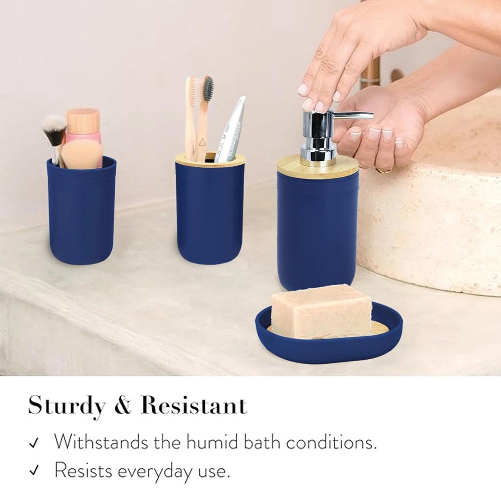 Bathroom Accessories Set (6 Pcs) - Yellow | Full House Lebanon