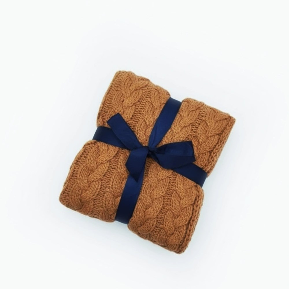 Cannon Knit Throw Blanket - Beige | Full House Lebanon