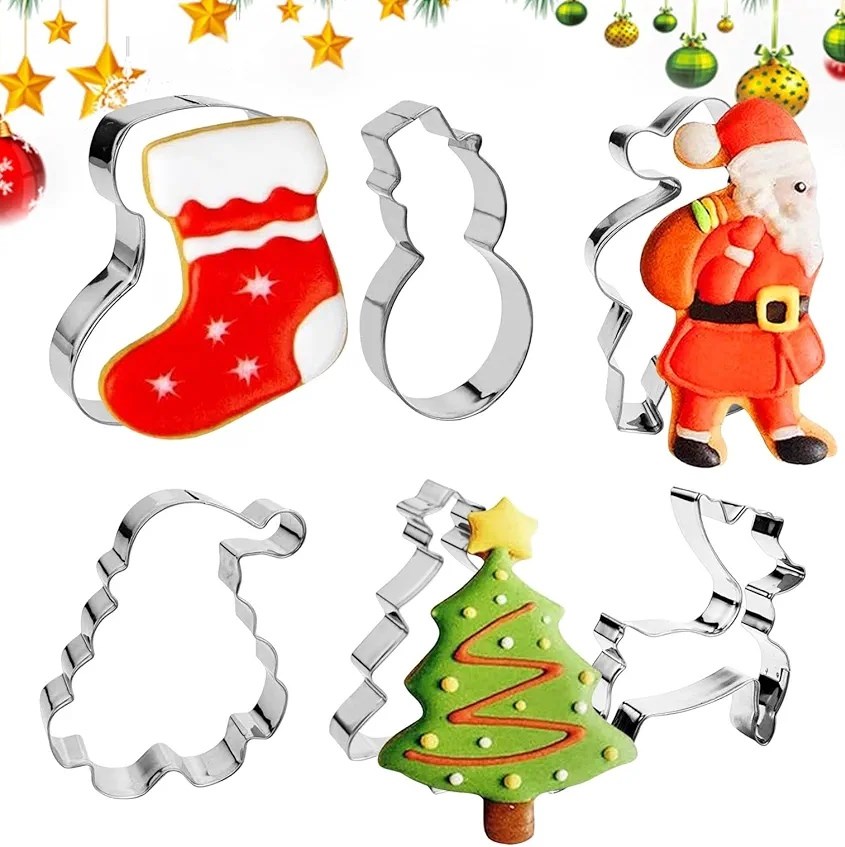 Christmas Cookie Cutter Set (6 Pcs) | Full House Lebanon
