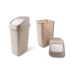 Swing-Top Waste Bin - 17 L, Beige | Full House Lebanon