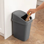Swing-Top Waste Bin - 10 L, White | Full House Lebanon
