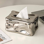 Silver Wave Tissue Box | Full House Lebanon