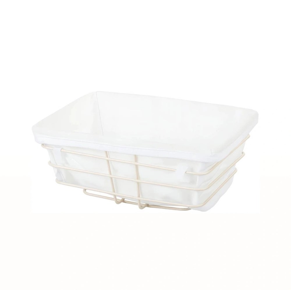 Metal Bread Basket - Rectangular, Black | Full House Lebanon