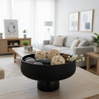 Ribbed Porcelain Decorative Bowl | Full House Lebanon