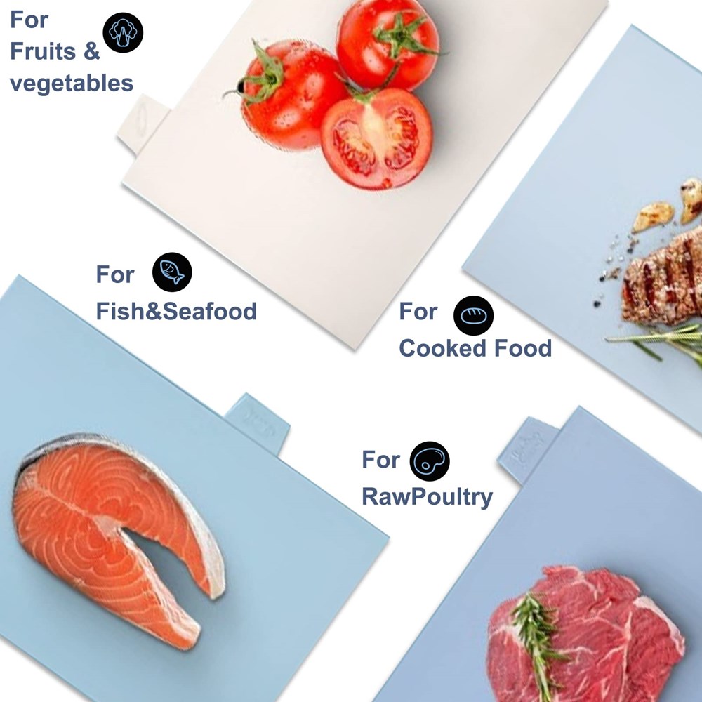 Anti-Skid PP Chopping Board Set (4 Pcs) | Full House Lebanon