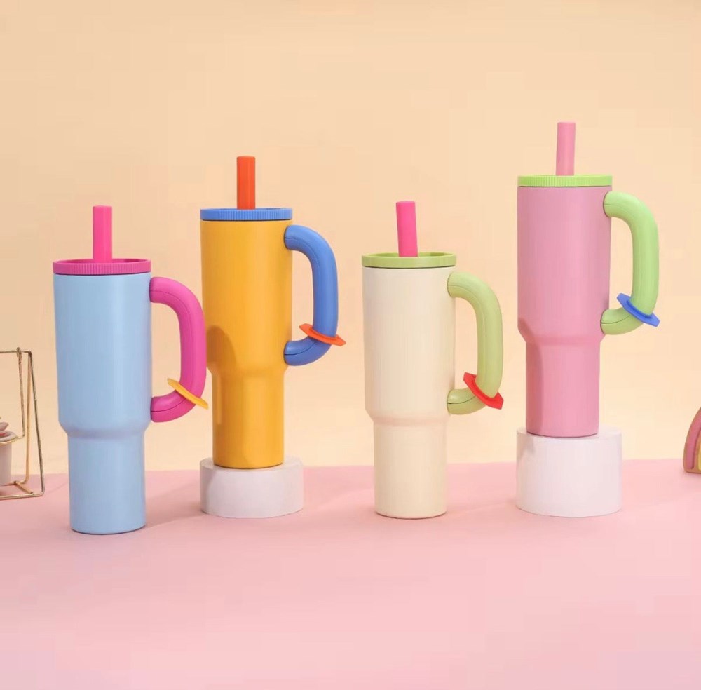 Stainless Steel Insulated Tumbler with Straw | Full House Lebanon