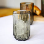 Ridged Glass Tumbler