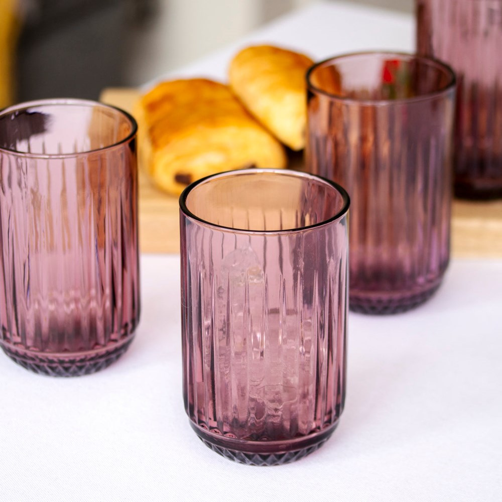Ridged Glass Tumbler