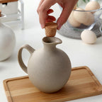 Stone Oil Kettle with Cork Lid | Full House Lebanon