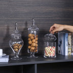Decorative Glass Jar Set  (4 Pcs) | Full House Lebanon