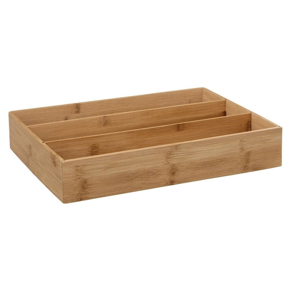3 -Compartment Bamboo Drawer Organizer | Full House Lebanon