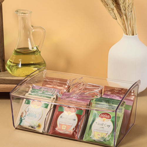 6 -Compartment Plexi tea Box | Full House Lebanon