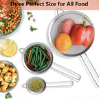 Stainless Steel Strainer Set (3 Pcs) | Full House Lebanon