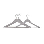 Matte Grey Wood Hanger Set (3 Pcs) | Full House Lebanon