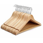 Natural Wood  Clothes Hanger Set   (20 Pcs) | Full House Lebanon