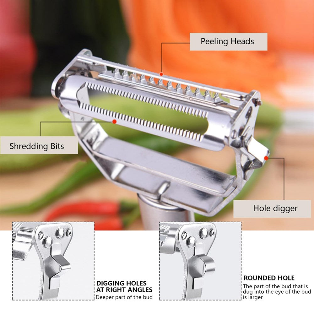 Multifunctional Stainless Steel Julienne Peeler & Slicer | Full House Lebanon