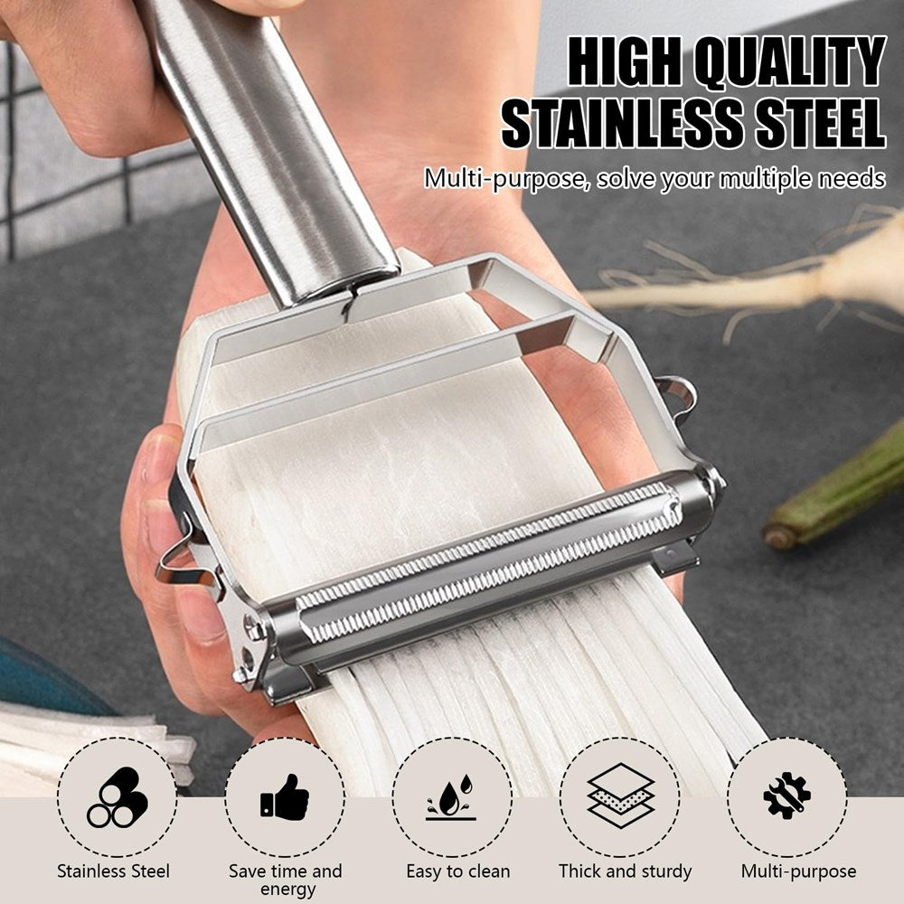 Multifunctional Stainless Steel Julienne Peeler & Slicer | Full House Lebanon