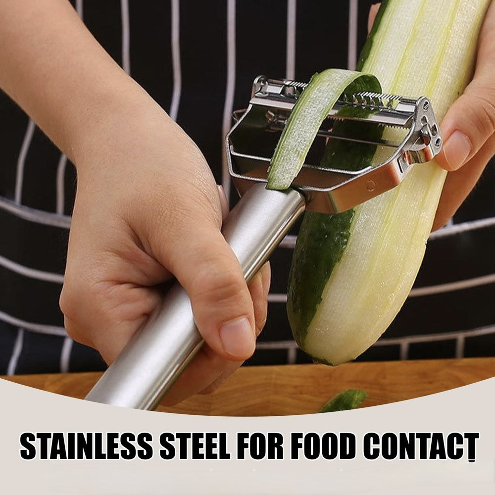 Multifunctional Stainless Steel Julienne Peeler & Slicer | Full House Lebanon
