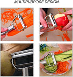 Multifunctional Stainless Steel Julienne Peeler & Slicer | Full House Lebanon