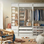 6 -Compartments Hanging Clothes Closet Storage Organizer | Full House Lebanon