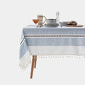Table Cloth with Tasseled Edges