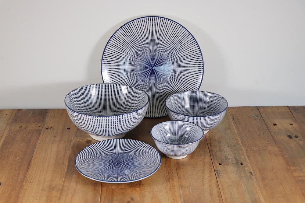 Navy Porcelain Dinnerware - Bowl | Full House Lebanon