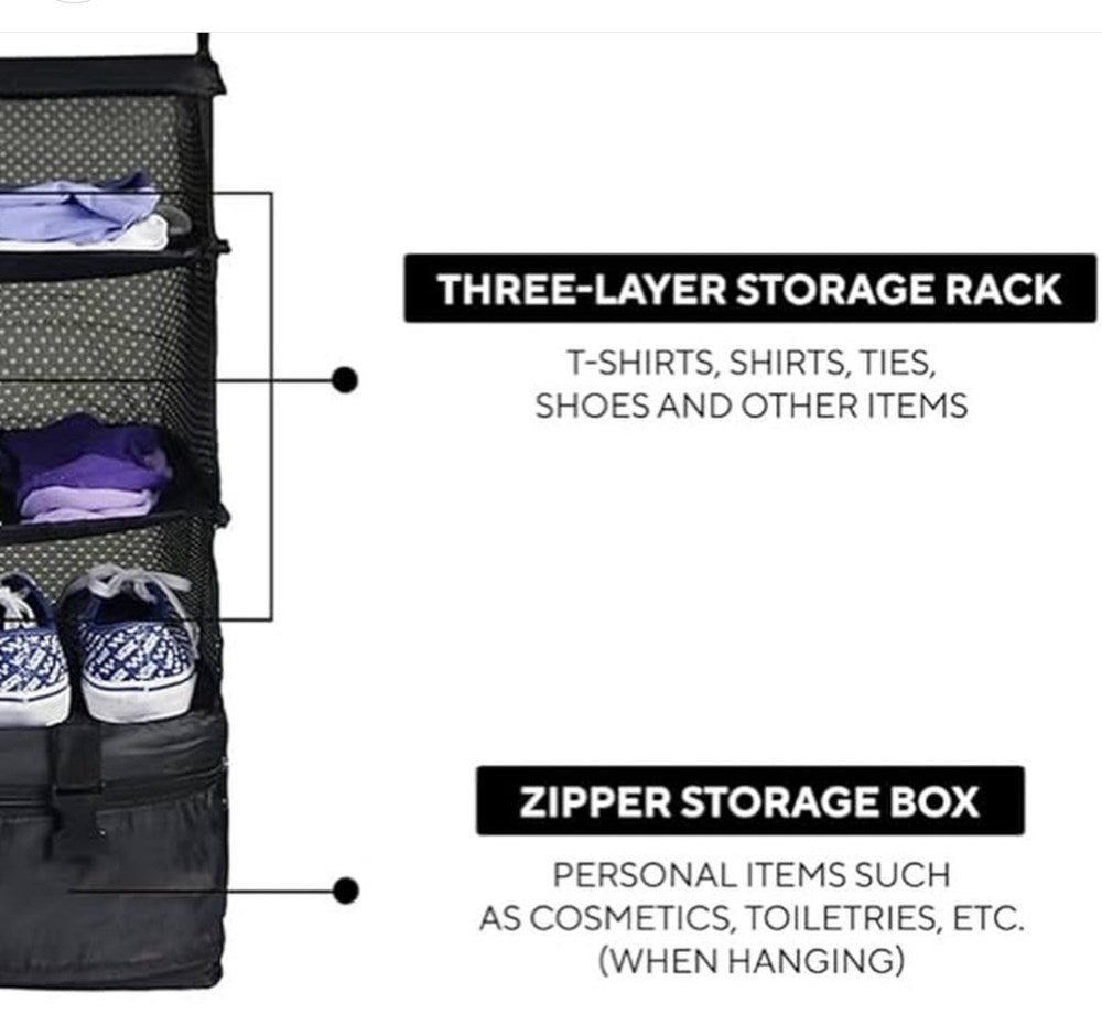 4 -Layers Closet Hanging Storage  Inner Bag | Full House Lebanon