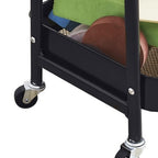 3-Tier Metal Rolling Cart | Full House Lebanon