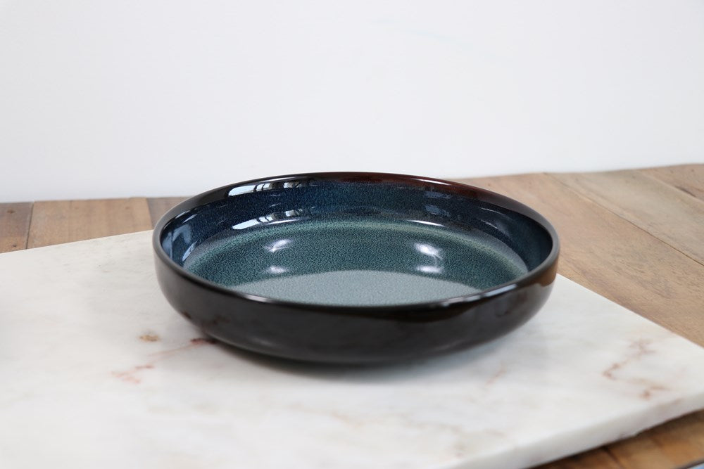 Ocean Blue & Black Dinnerware | Full House Lebanon