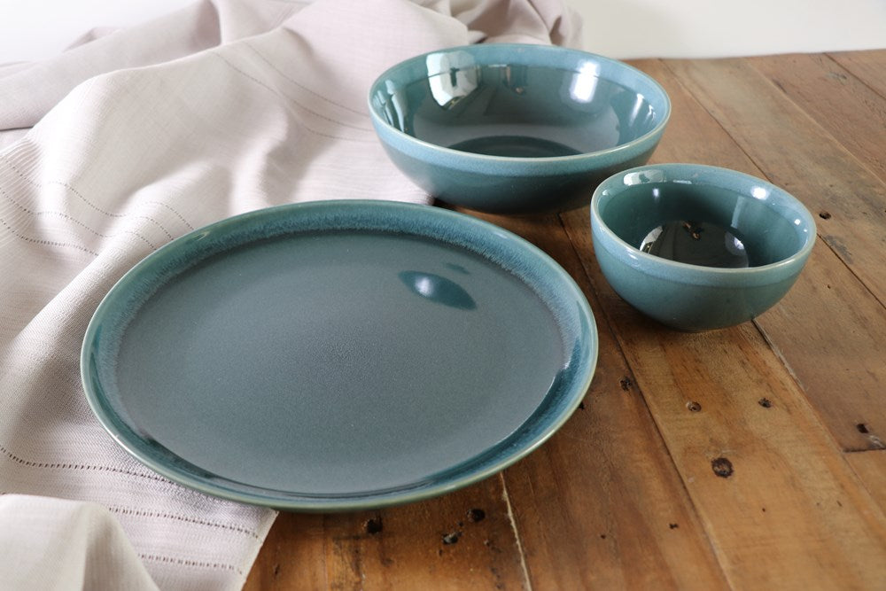 Green Porcelain Dinnerware - Dessert Plate | Full House Lebanon