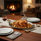 Stainless Steel Oval Serving Tray