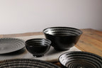Black & White Porcelain Dinnerware - Deep Plate | Full House Lebanon