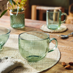 Multicolor Glass C-Handle Mug Set (3 Pcs) | Full House Lebanon