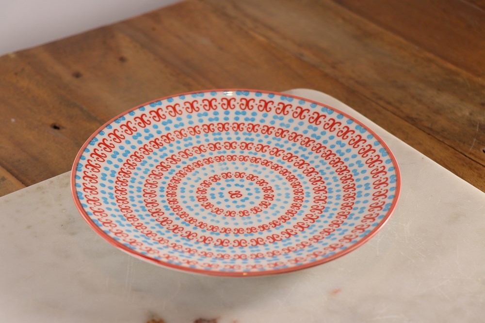 Red & Blue Porcelain Dinnerware | Full House Lebanon