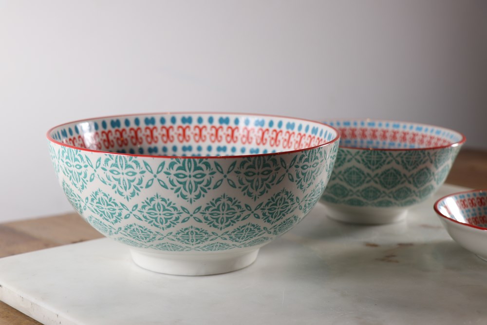 Red & Blue Porcelain Dinnerware | Full House Lebanon