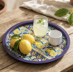 Large Metal Printed Serving Tray | Full House Lebanon
