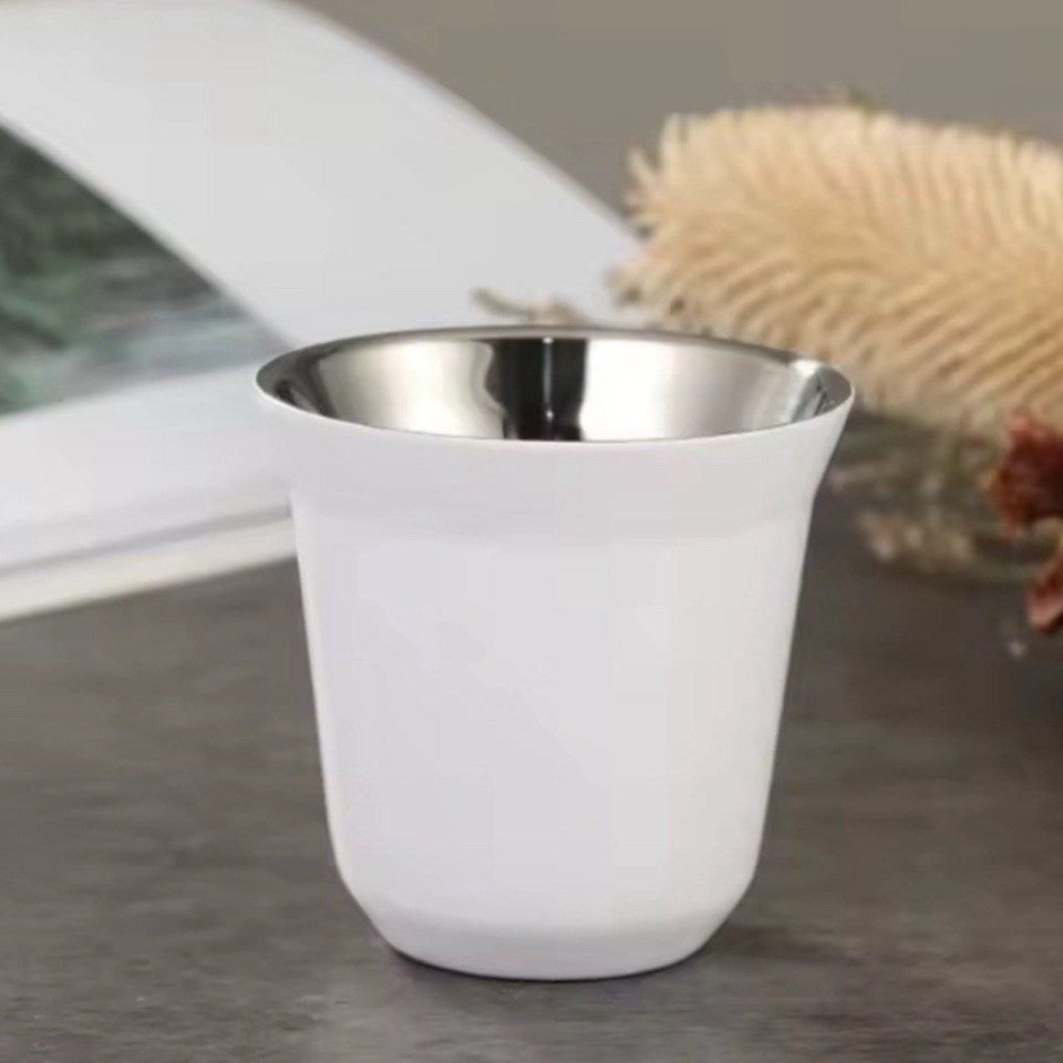 Stainless Steel Double Wall Espresso Coffee Cup | Full House Lebanon