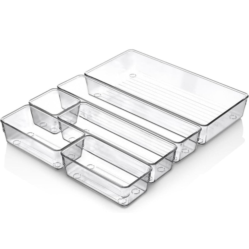 Acrylic Drawer Organizer Set (6 Pcs) | Full House Lebanon