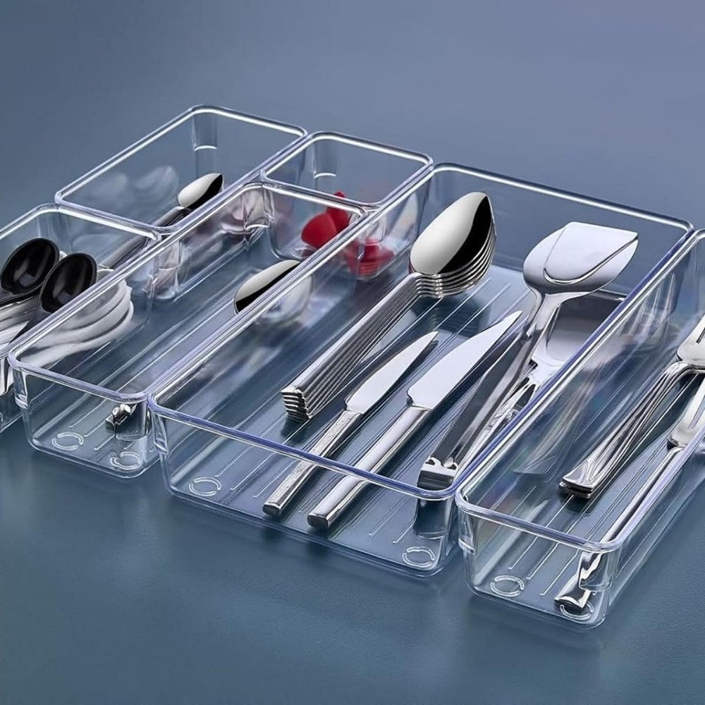 Acrylic Drawer Organizer Set (6 Pcs) | Full House Lebanon