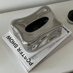 Silver Wave Tissue Box | Full House Lebanon