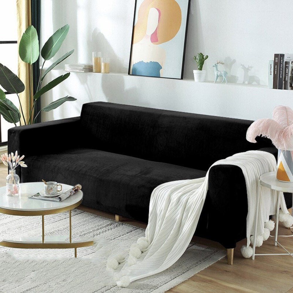Stretch Sofa Furniture Cover - Small, Bordo | Full House Lebanon