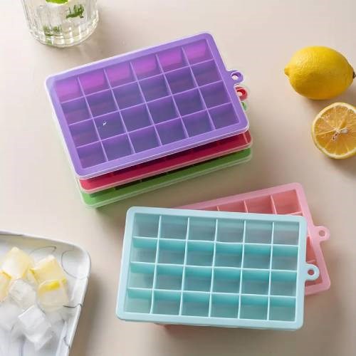 24-Grids Silicone Ice Cube with Plastic Cover | Full House Lebanon