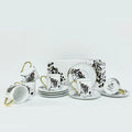 Rosanna La Foret Espresso Cups & Saucer Set (12 Pcs) | Full House Lebanon