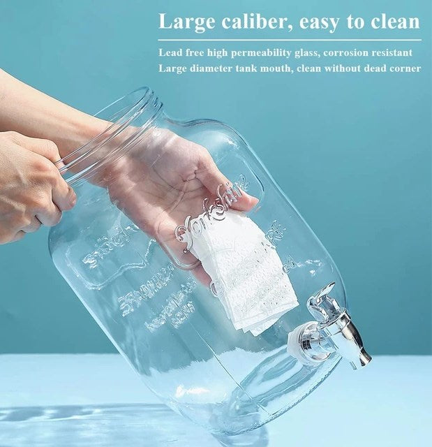 Glass Dispenser with a Tap | Full House Lebanon