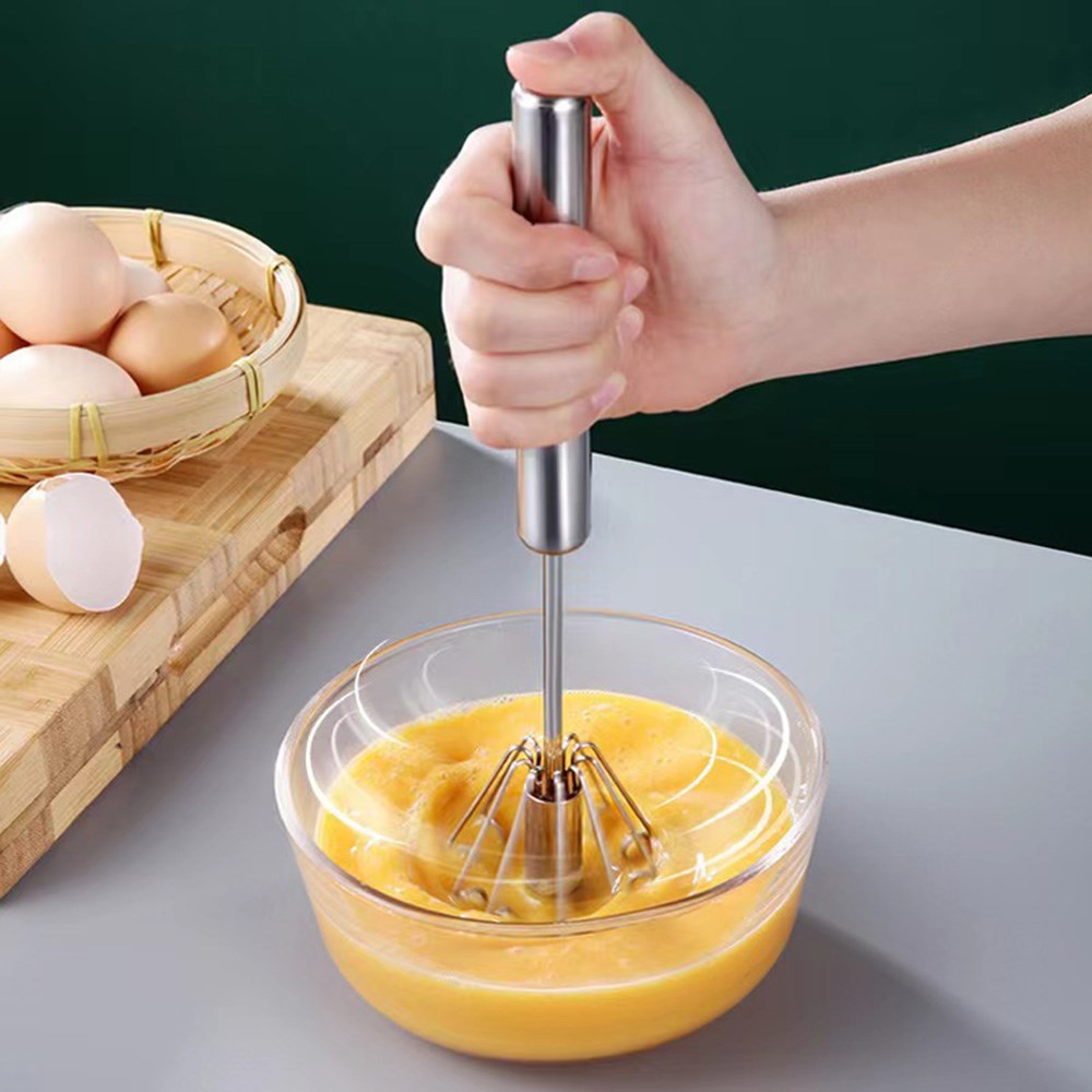 Stainless Steel Semi-automatic Egg Whisk | Full House Lebanon