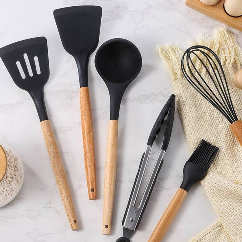Black Kitchen Utensils - Spatula Turner | Full House Lebanon