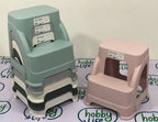 Two Step Stool - Small, Off-White | Full House Lebanon
